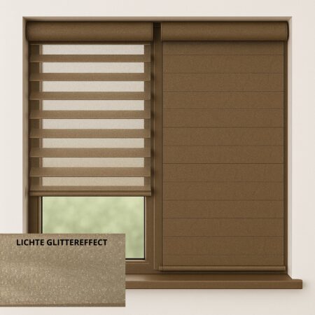 Trio Rolgordijnen Kaki Bruin