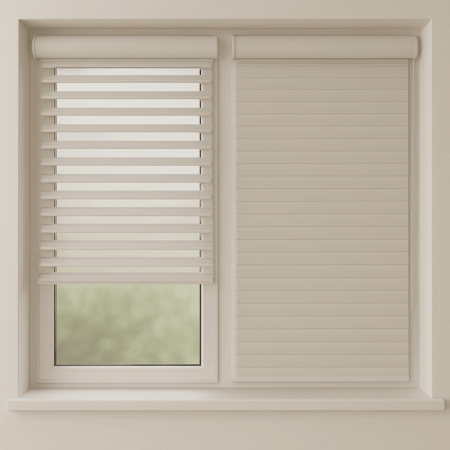 Trio Rolgordijnen Beige