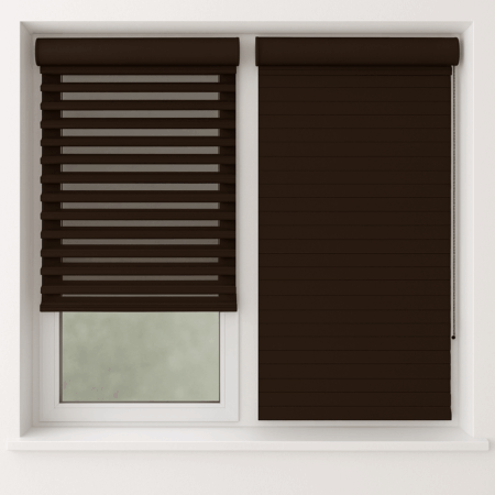 Trio Rolgordijnen Bruin