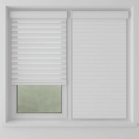 Trio Rolgordijnen Wit