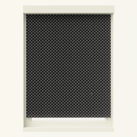 Zwarte Rolgordijn Dikke Stof A101